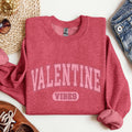 Valentine Vibes, Collegiate, College, University, Sweatshirt
