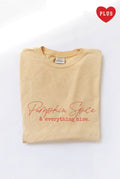 Pumpkin Spice and Everything Nice Plus Mineral Graphic Top