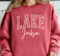 Town Name Crewneck, Comfort Colors® Pullover, Custom City