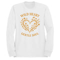 Wild Heart Floral Art Women's Sweatshirt