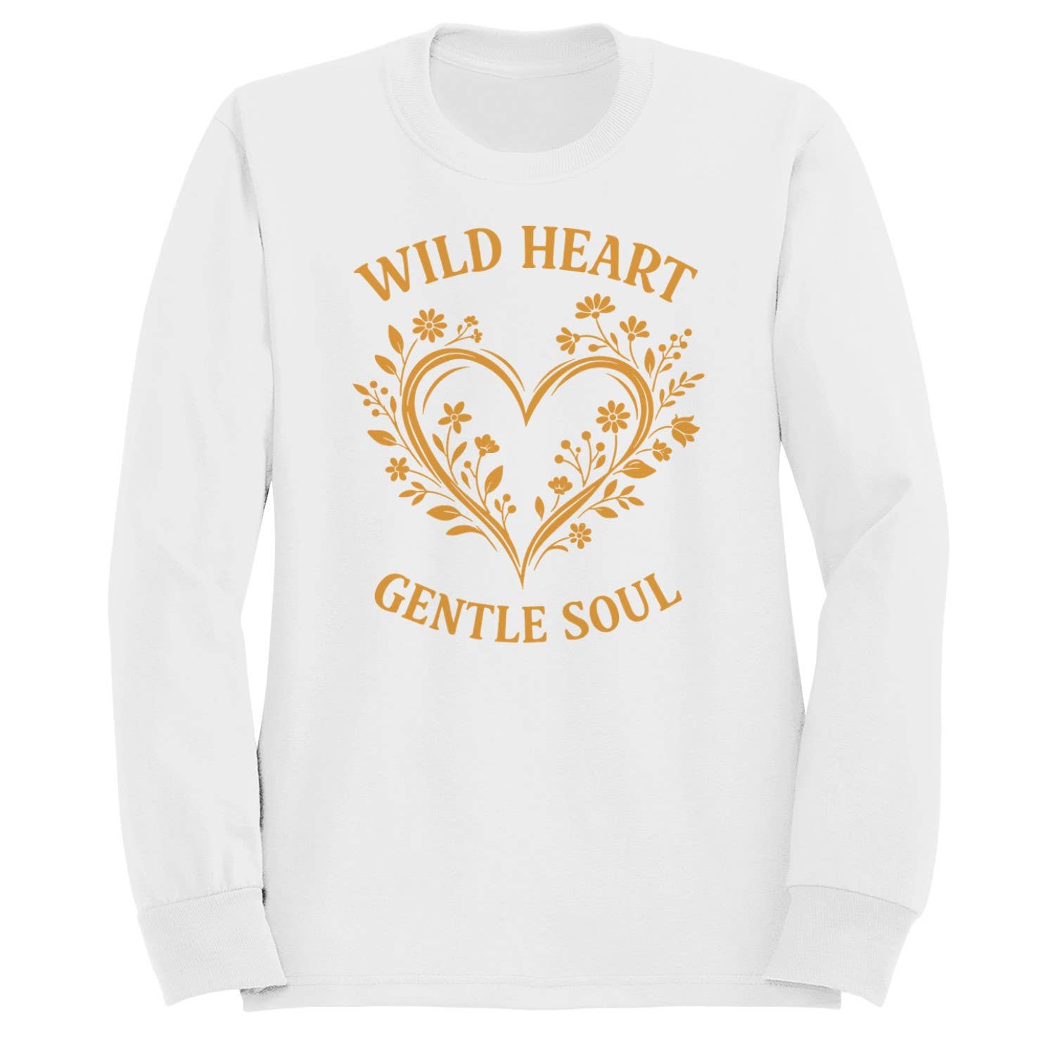 Wild Heart Floral Art Women's Sweatshirt