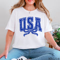 USA Coquette Bow July 4th Graphic Tee | Bella Canvas