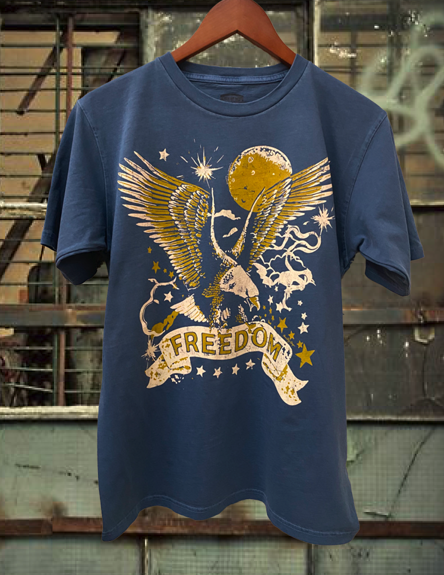 Freedom Vintage Relaxed Unisex Tee