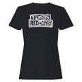 Redacted Grunge Stamp Design Women's T-Shirt
