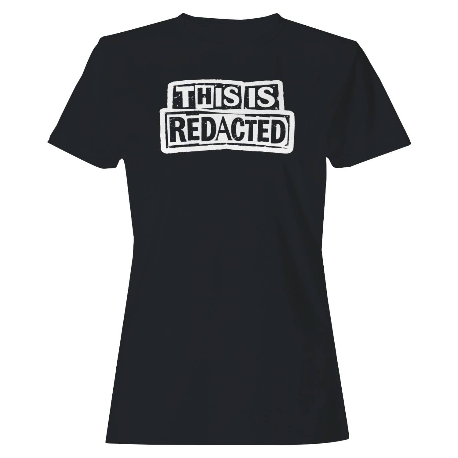 Redacted Grunge Stamp Design Women's T-Shirt