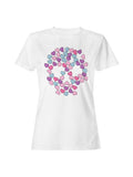 Heart-Filled Peace Symbol Women's T-Shirt