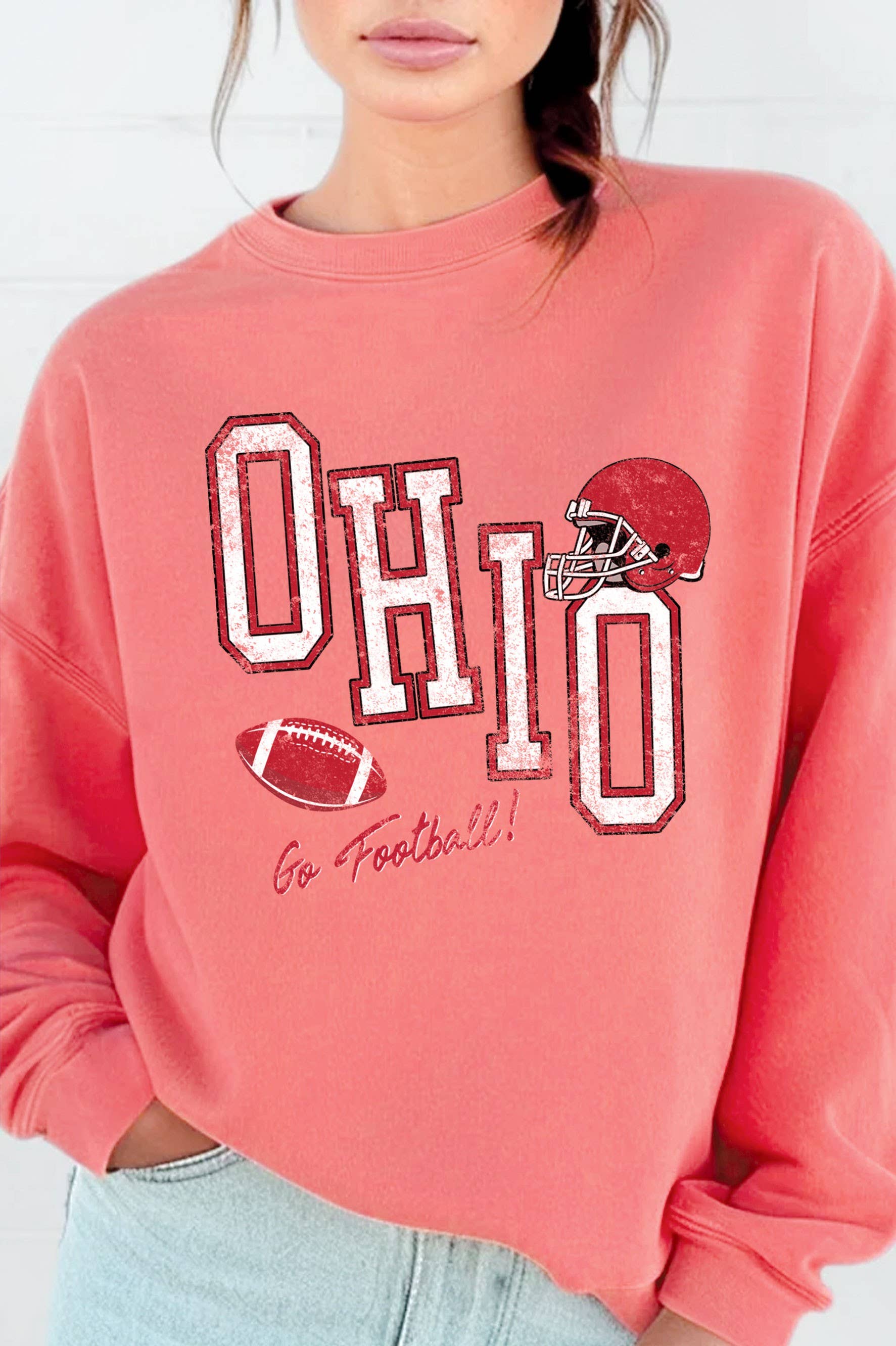 Ohio Football Graphic Brushed Sweatshirts