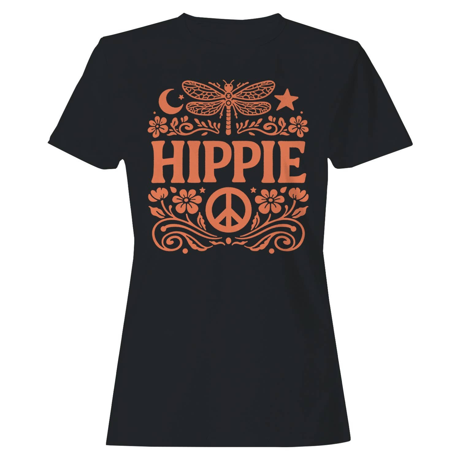Hippie Peace Symbol Women's T-Shirt