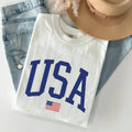USA Flag, America, Patriotic, Blue, 4th of July Tshirt