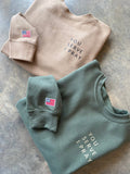 You Serve I Pray Sweatshirt| Military Family Apparel