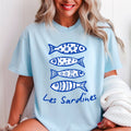 Les Sardines Women’S Coastal Graphic Shirt | Comfort Color