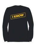 I Know Things Menswear Parody Women's Sweatshirt