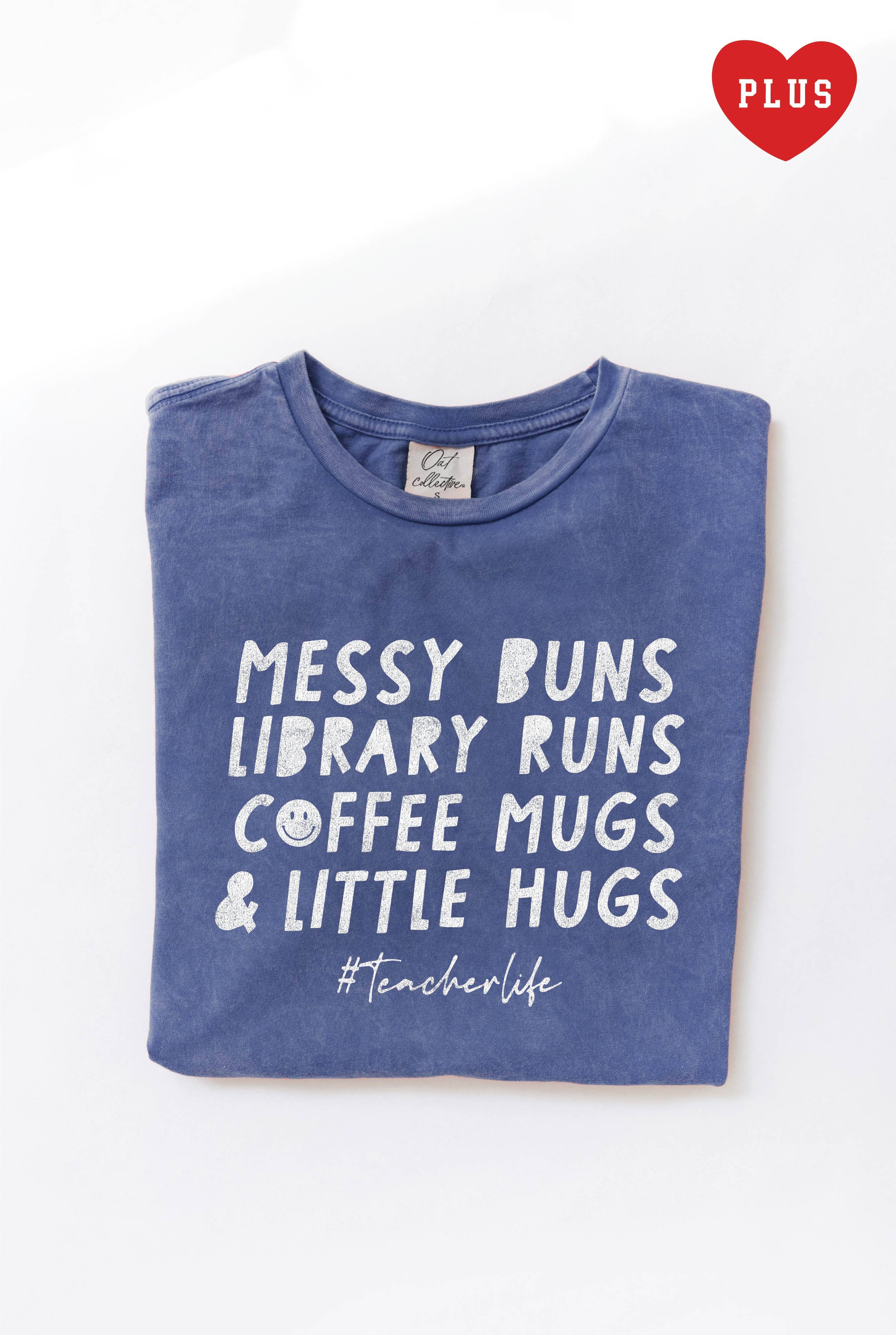 Teacher Life Plus Mineral Graphic Top