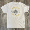 Kind Words Are Like Honey On Silver Tee