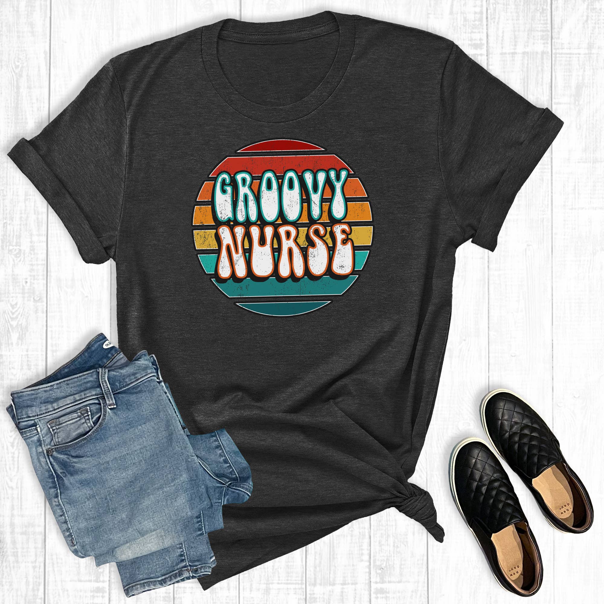 Groovy Nurse Graphic Tee