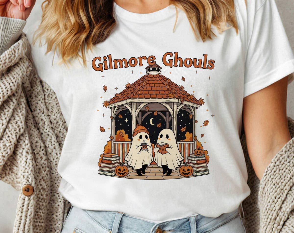 Gilmore Ghouls Cute Tv Show Halloween Ghost Tv Show T-Shirt