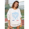 Paris Tennis Club  Graphic  Sweatshirts