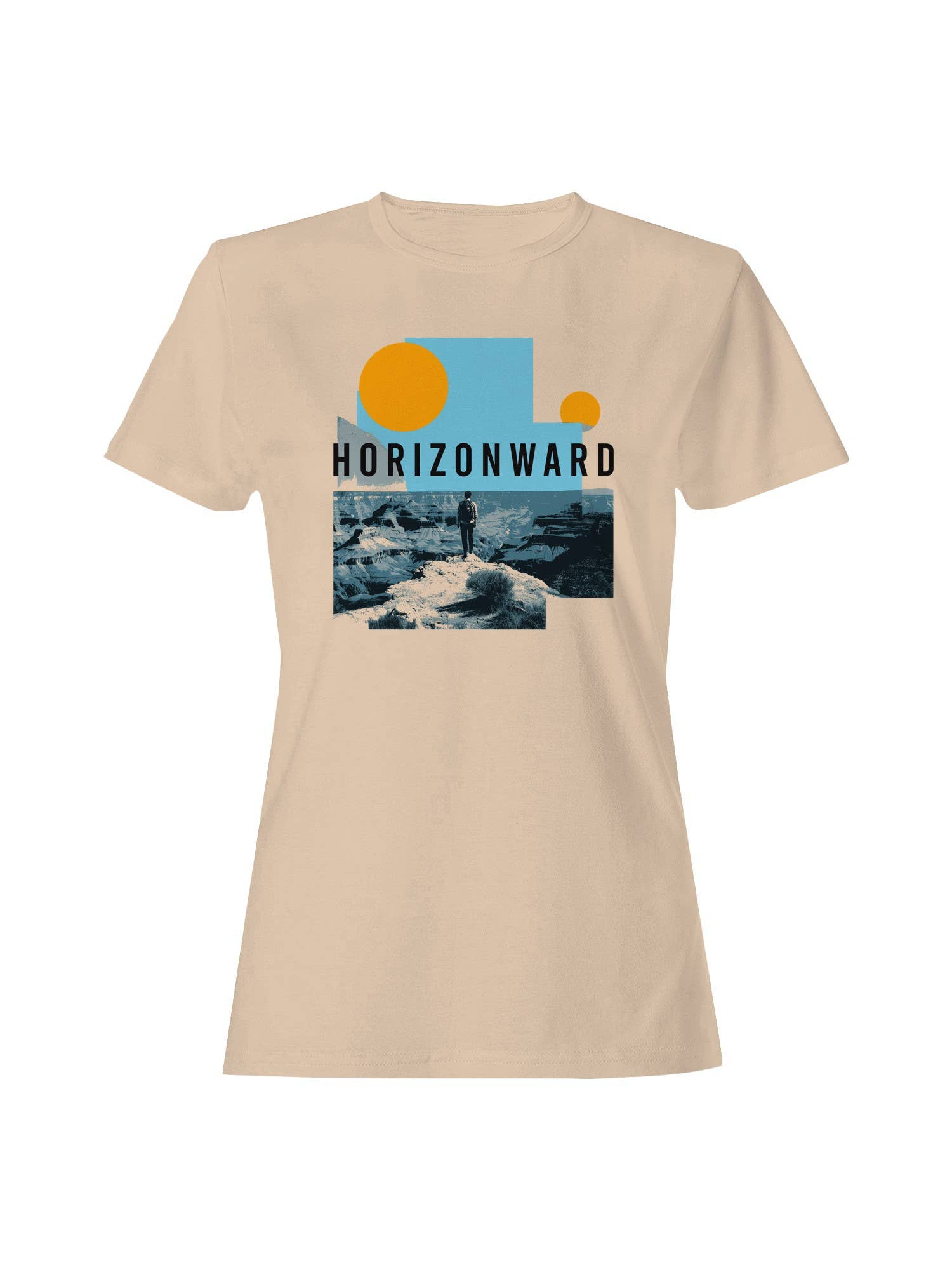Horizonward Adventure Art Print Women's T-Shirt