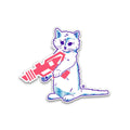 Gary Blue & Pink Die-Cut Sticker