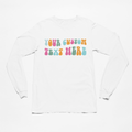 Customizable Text/Font Design - Women's Gildan Long Sleeve