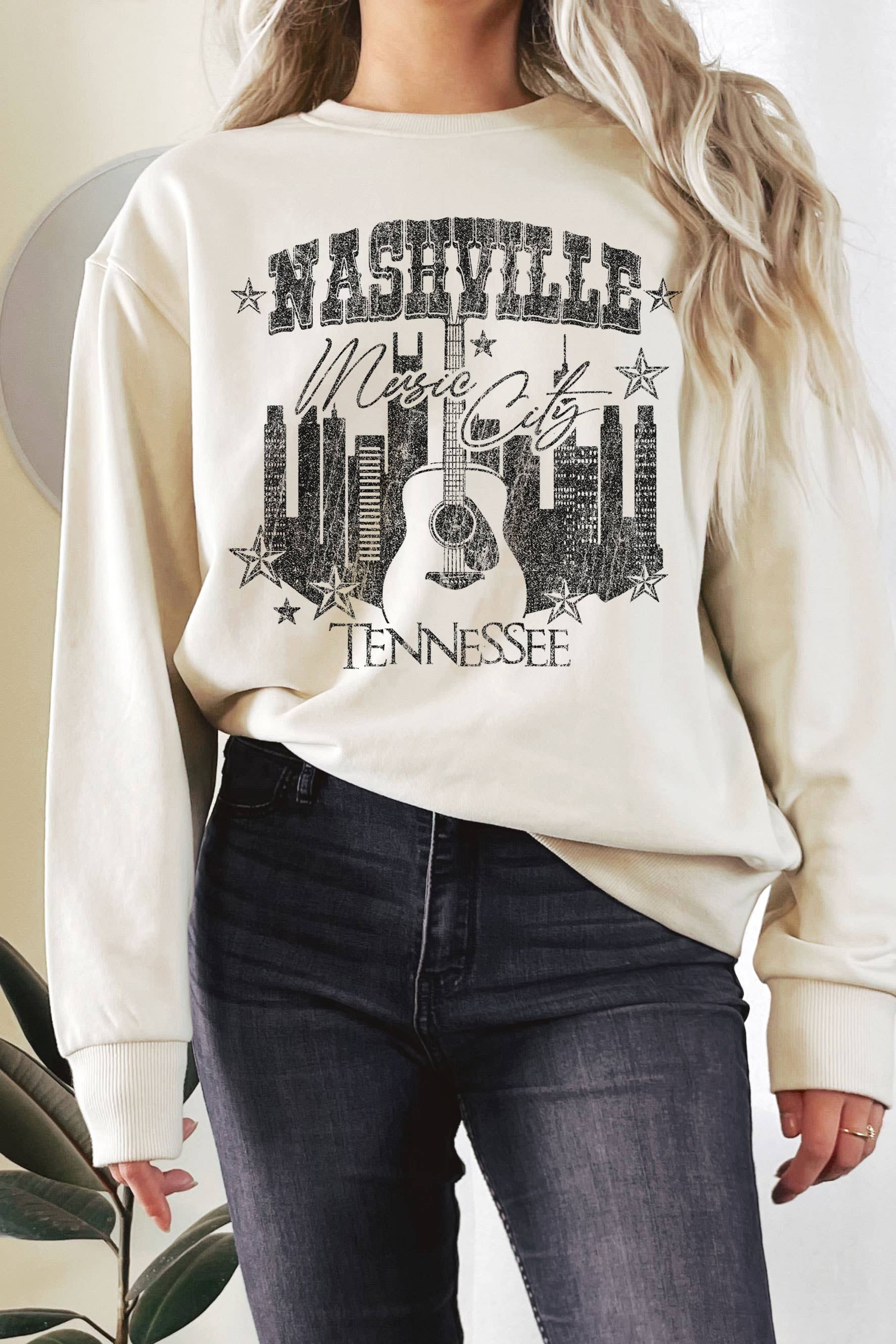 Nashville Music City Graphix Terry Sweatshirts