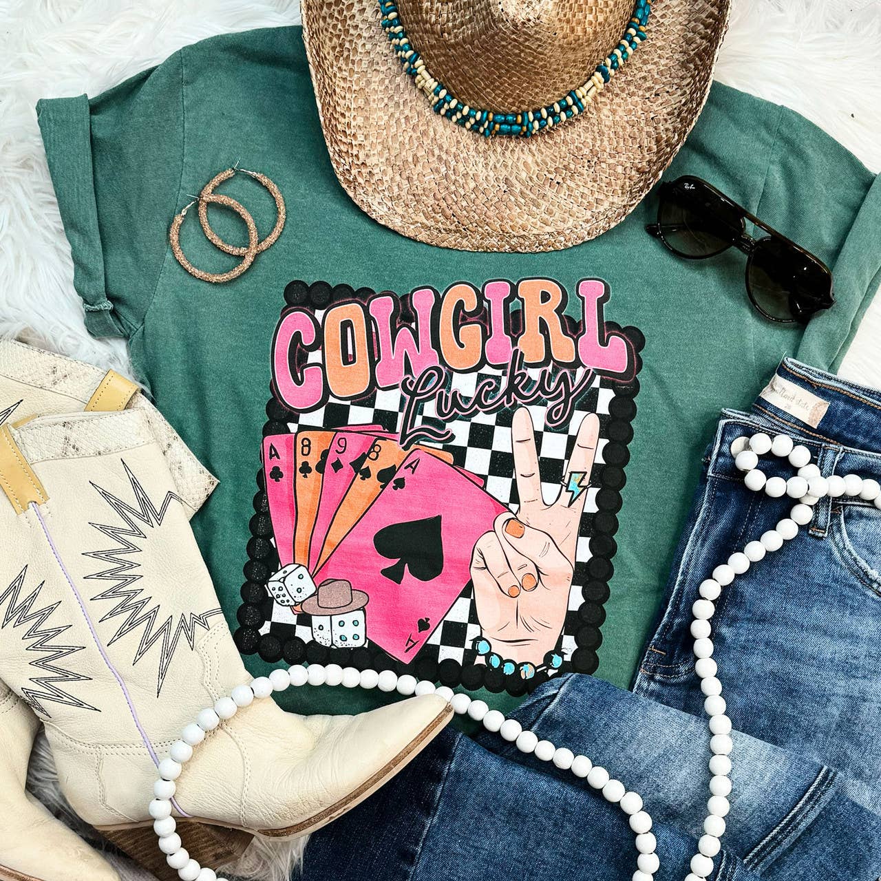 Cowgirl Lucky Tee