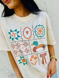 Antique Designs Collage Dtf Tee