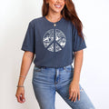 Peace Sign Mountain Graphic Tee 002