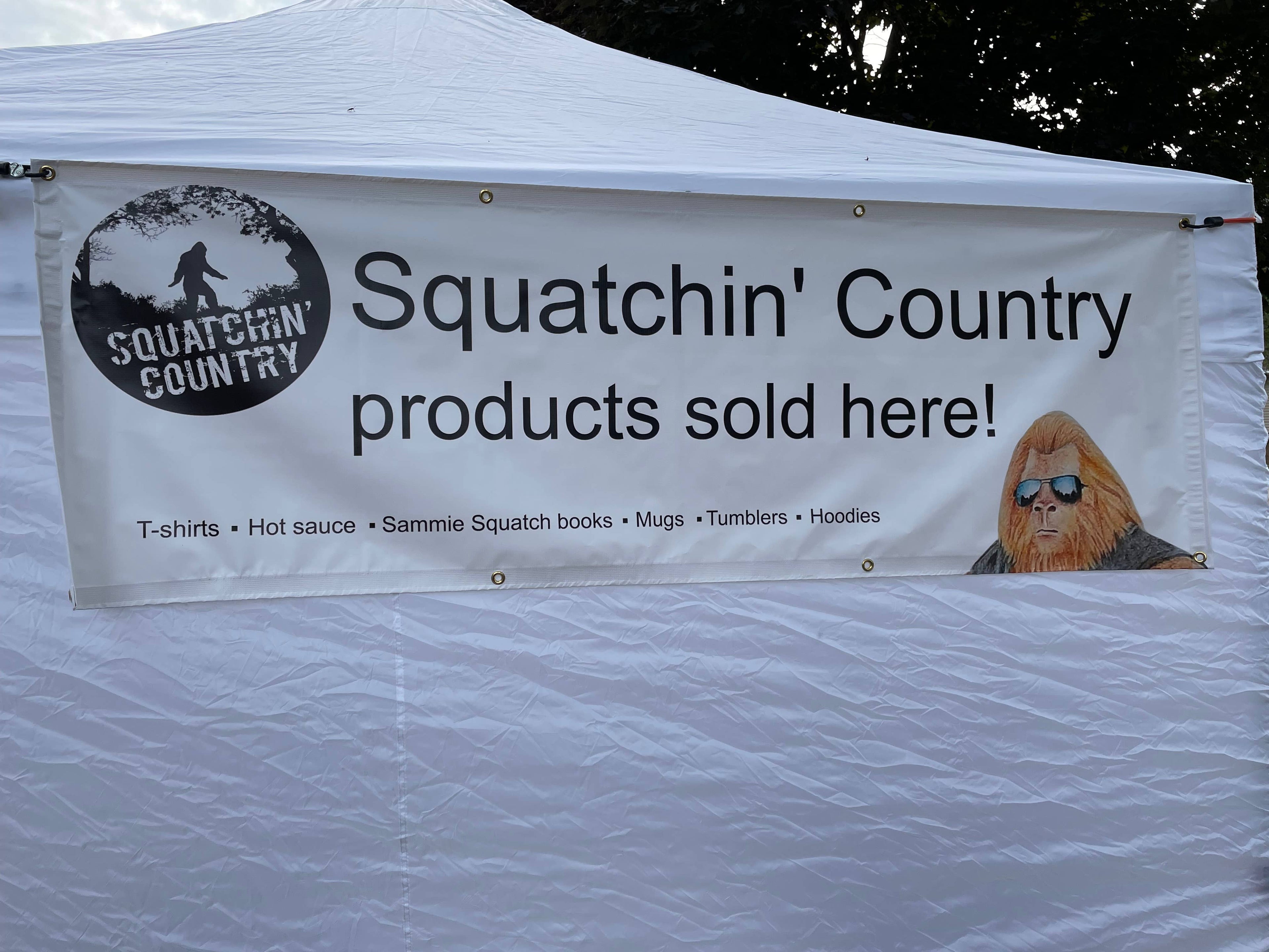 Squatchin' Country Banners - Show Patrons You Sell Bigfoot!
