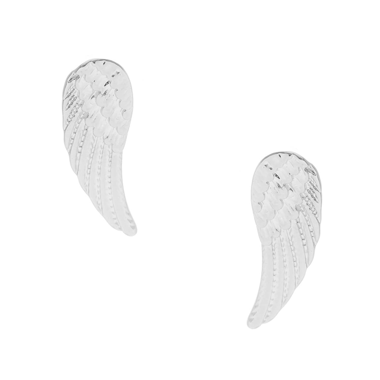Gold Dipped Wings Post Earrings