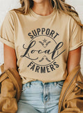 Support Local Farmers Graphic Tshirts