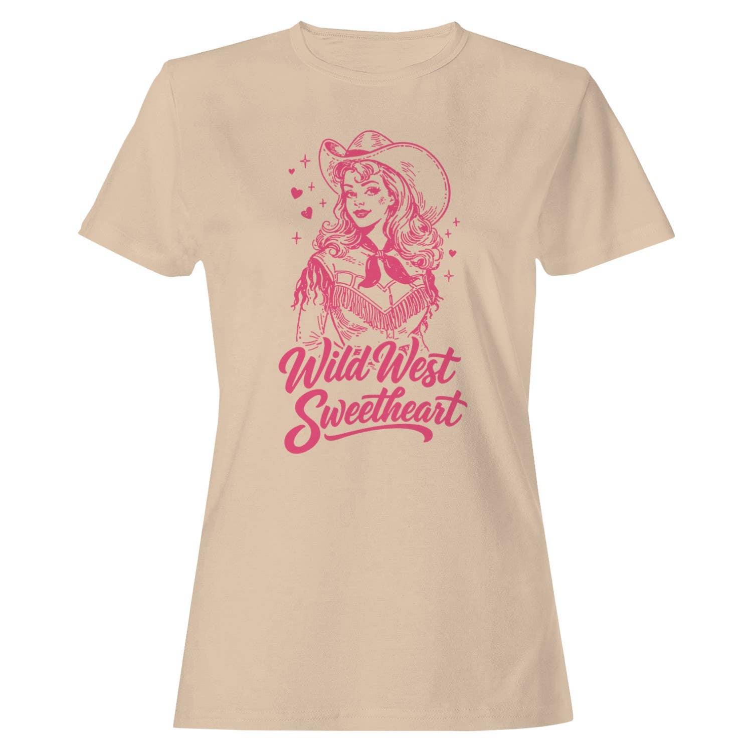 Wild West Sweetheart  Women's T-Shirt Natural
