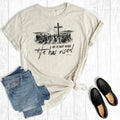 Western He Is Not Here He Is Risen Graphic Tee