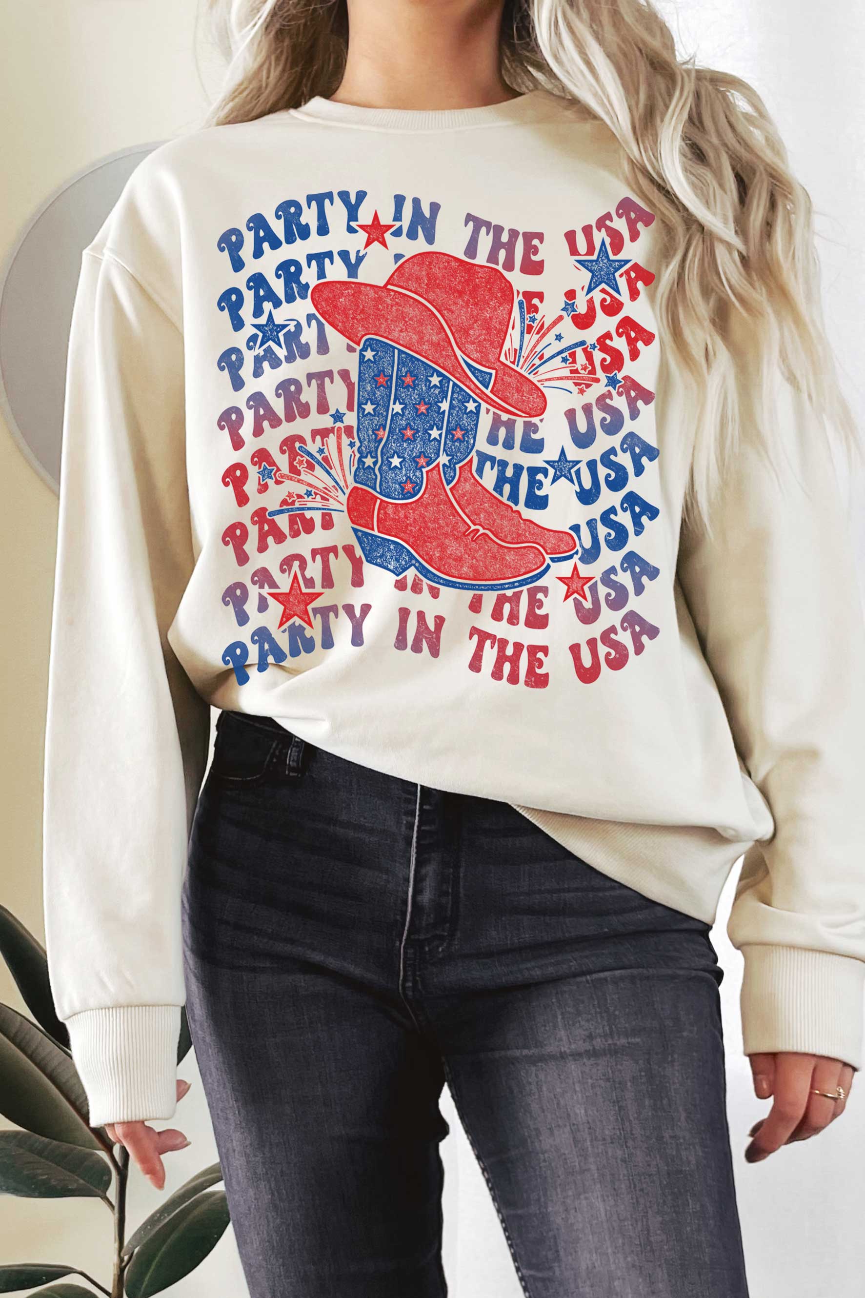 Party in the USA Graphix Terry Sweatshirts