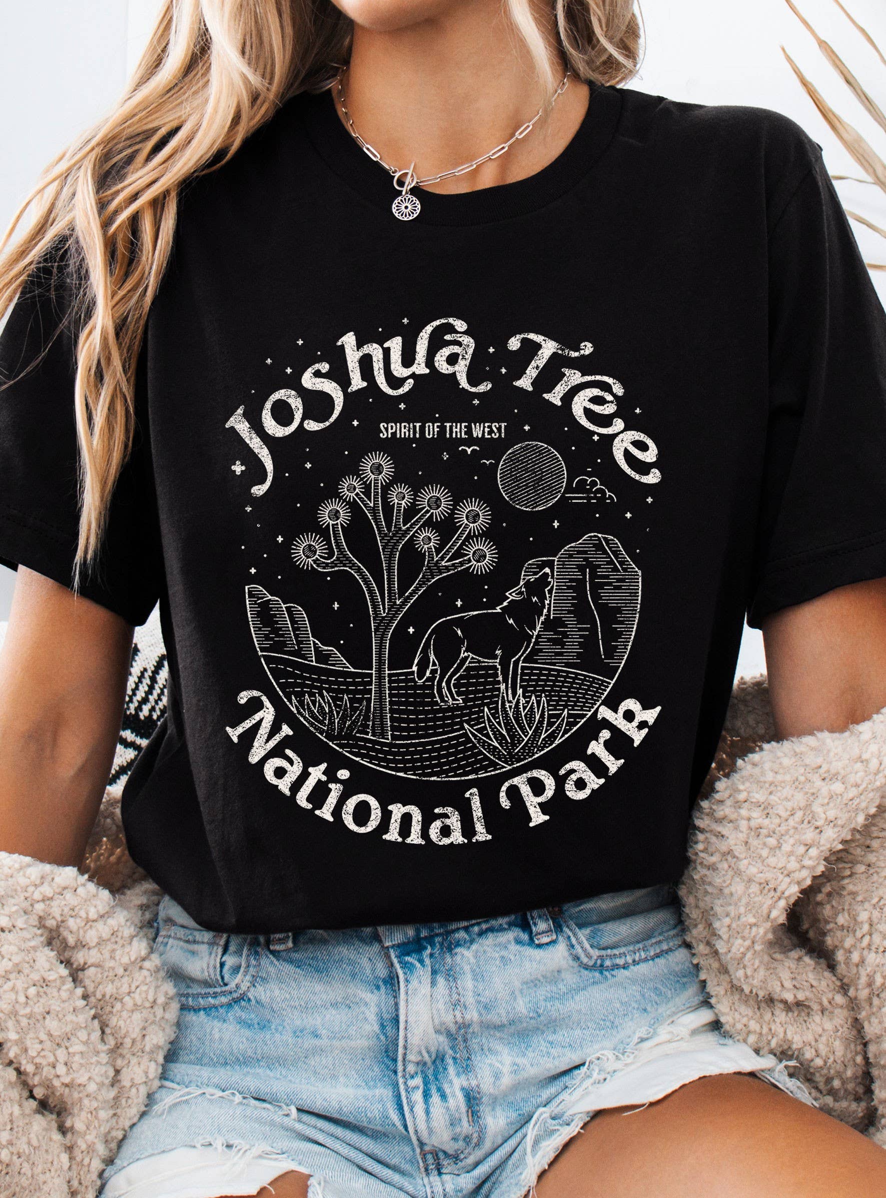 Joshua Tree Spirit of the West National Park Graphic Tshirts