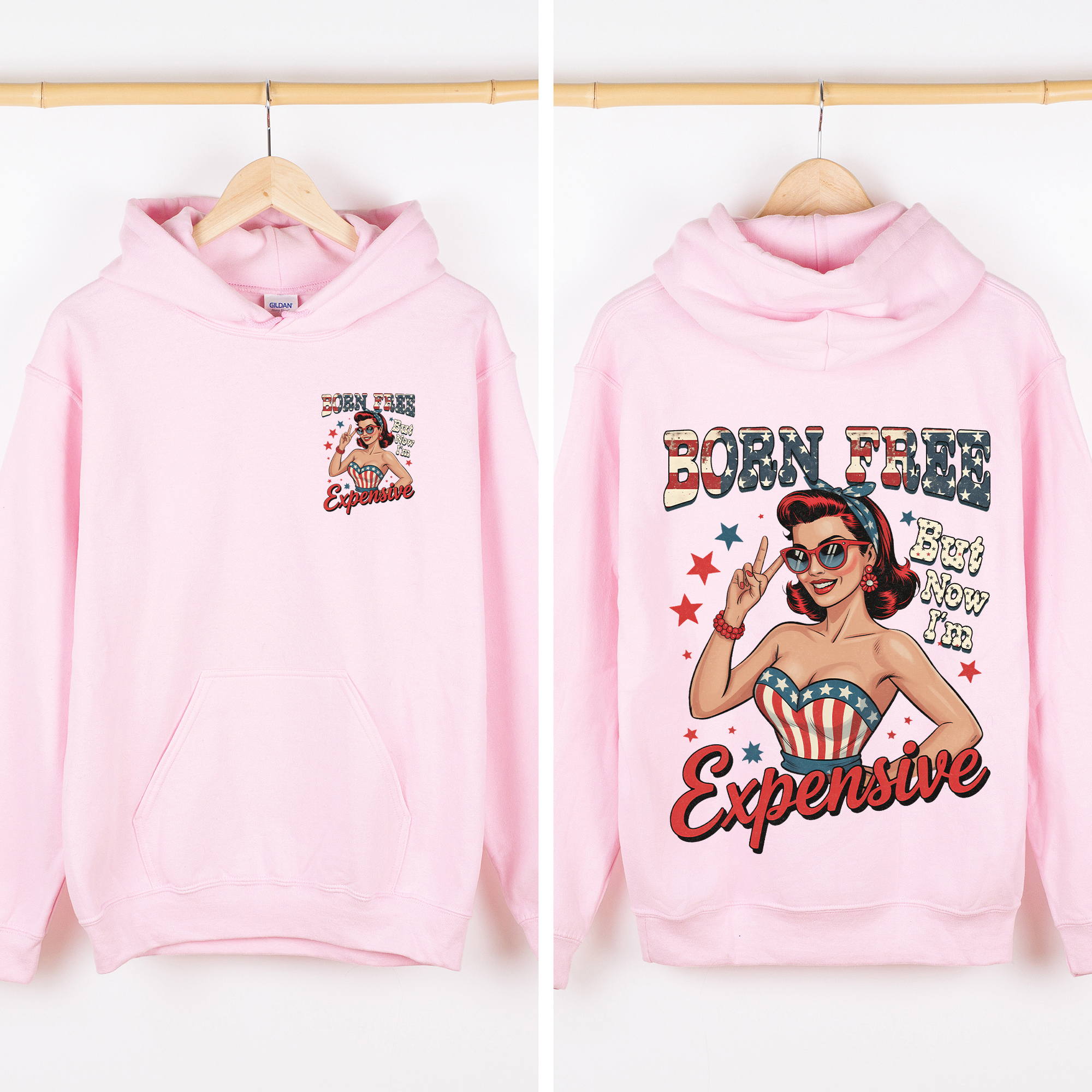 Born Free, But Now I'm Expensive, 4th of July Sweatshirt