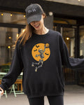Basketball, Skeleton, Spooky, Funny, Halloween Sweatshirt
