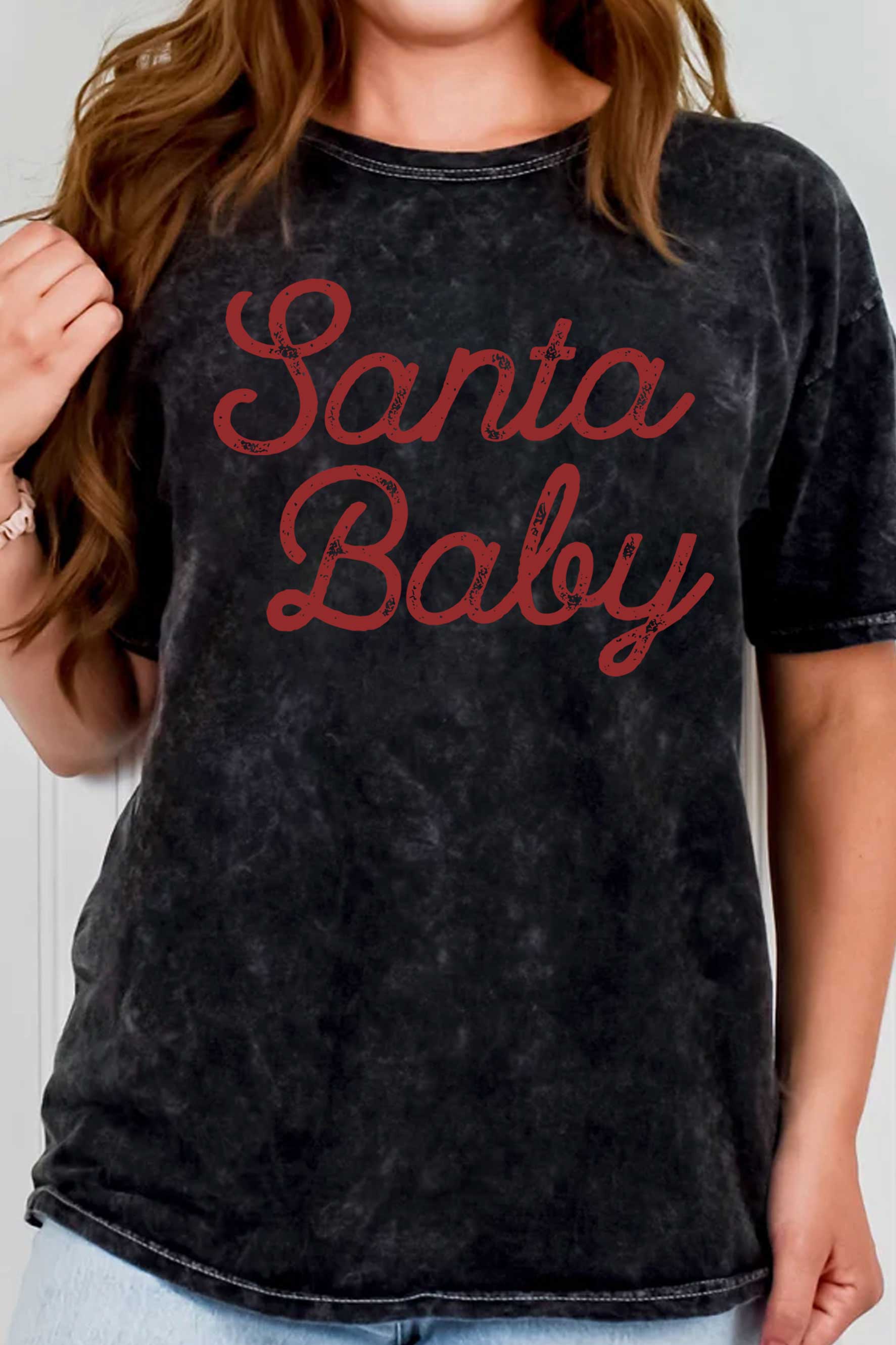 Santa Baby Mineral Graphic Tshirts