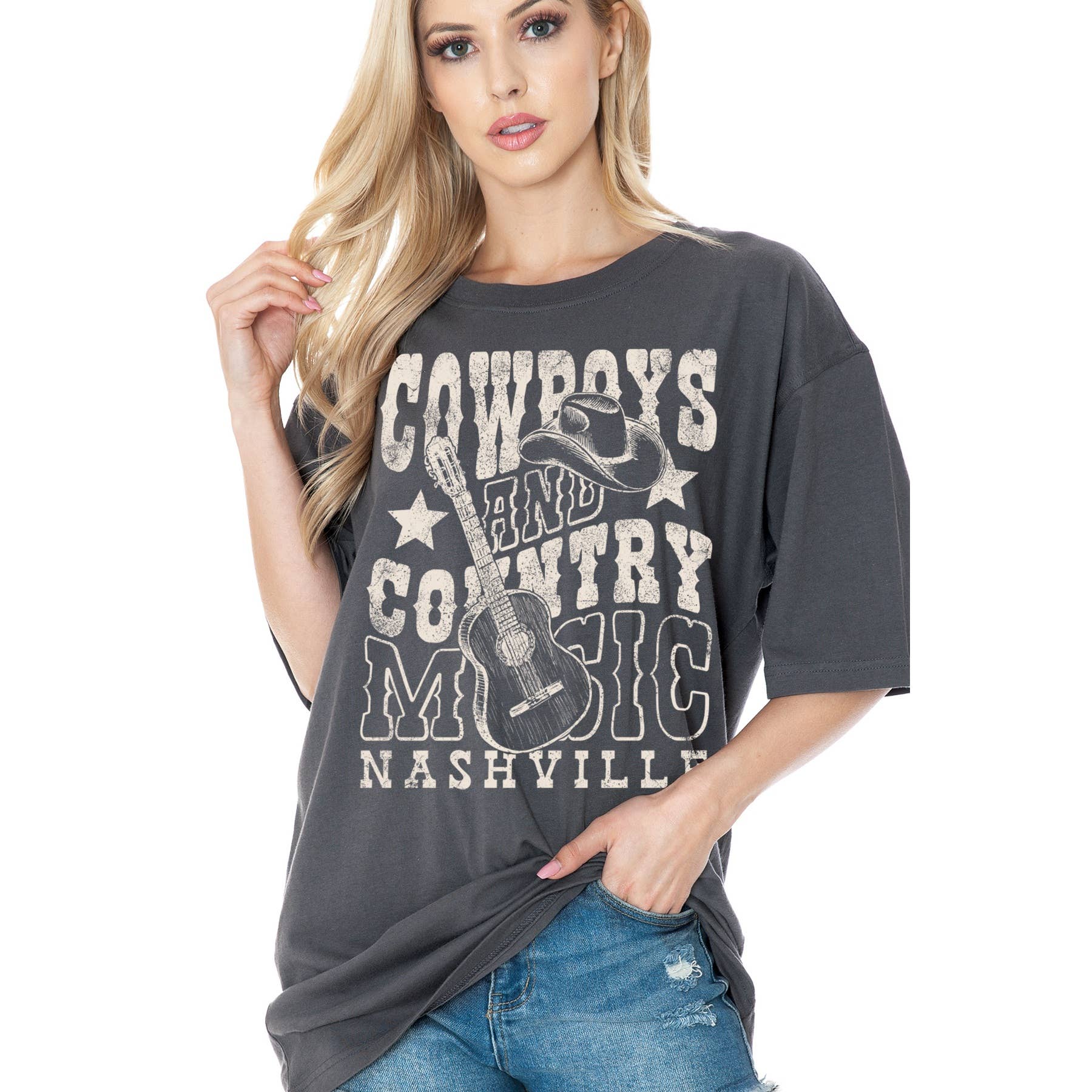 Unisex  Oversized - Nashville Cowboys