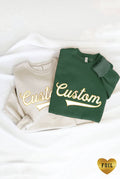 Custom Varsity Foil Graphic Sweatshirt