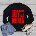 Christmas Block Joy To the World Sweatshirt