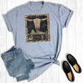 Western Leopard Longhorn Graphic Tee