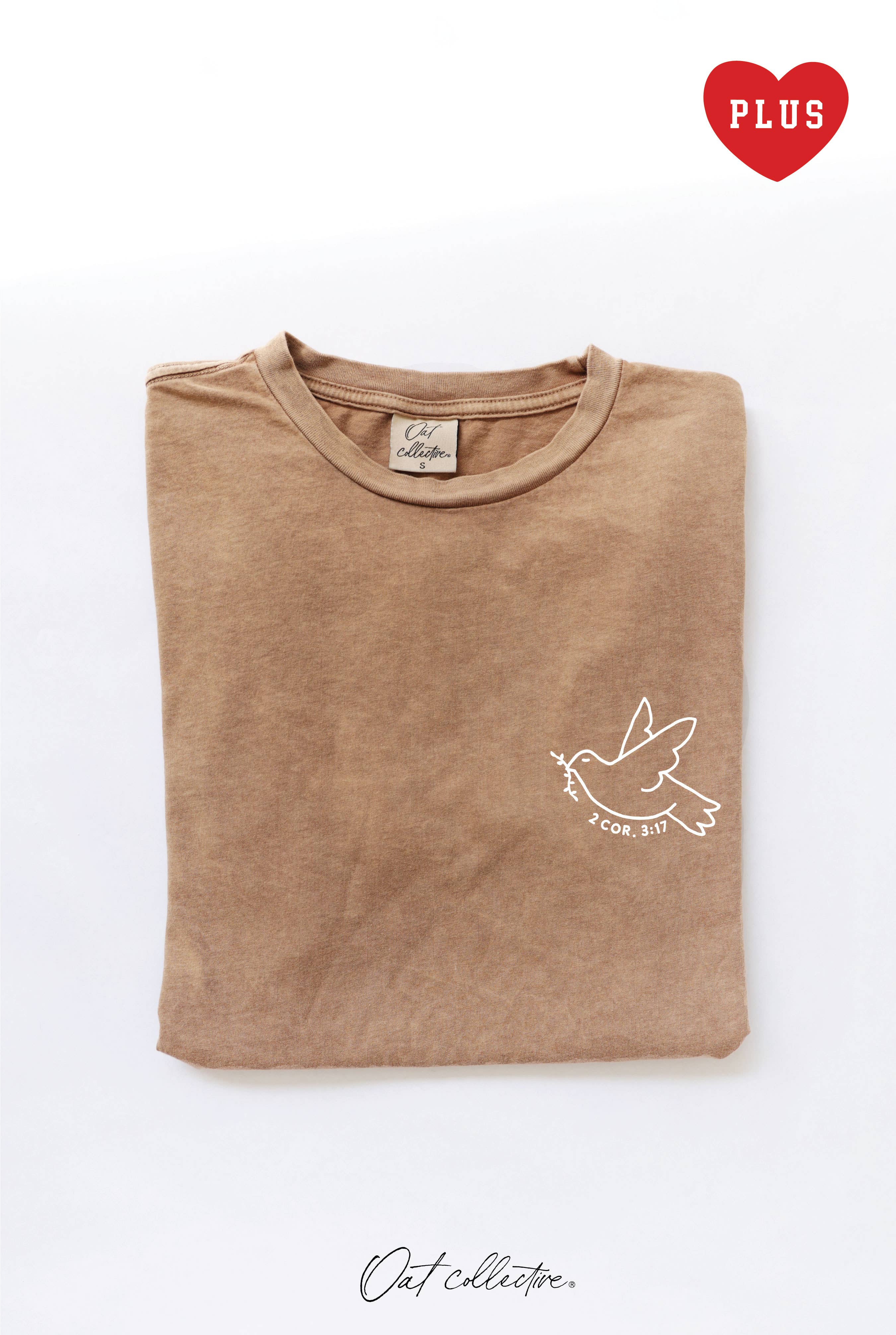 There Is Freedom Plus Mineral Graphic Top