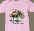 Li'l Squatch and Moose Onesie Bodysuit For Babies