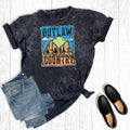 Western Outlaw Country Mineral Wash Graphic Tee