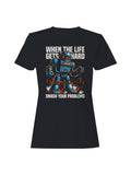 Smash Problems Robot Motivation Women's T-Shirt
