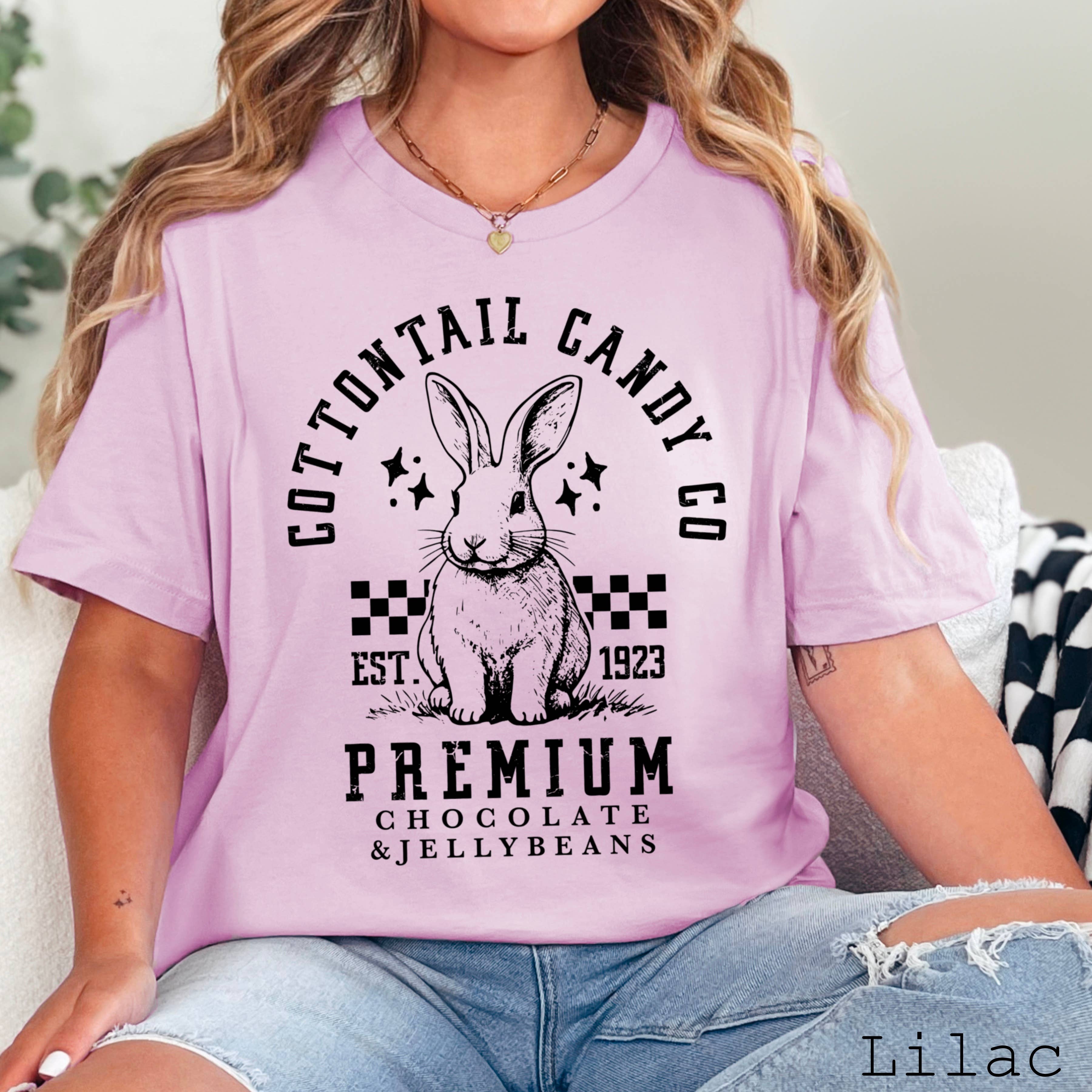 Easter Graphic Tee | Cottontail Candy Co.  | Bella Canvas