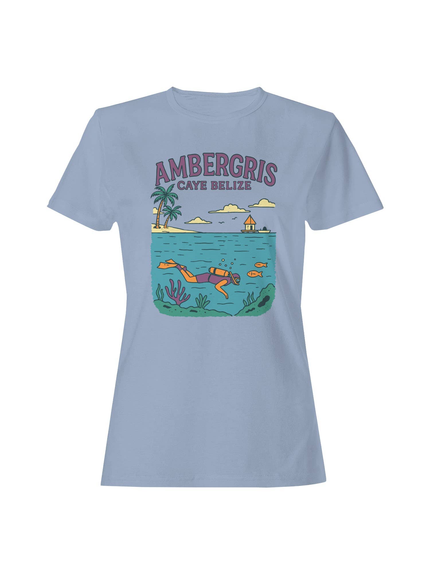 Ambergris Caye Belize Dive Adventure Women's T-Shirt
