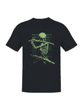 Samurai Skeleton with Katana Men's T-Shirt
