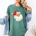 Red Retro Santa Claus, Christmas Vintage Classic Tshirt